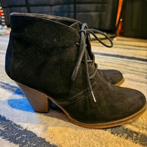 Black Heeled Ankle Booties